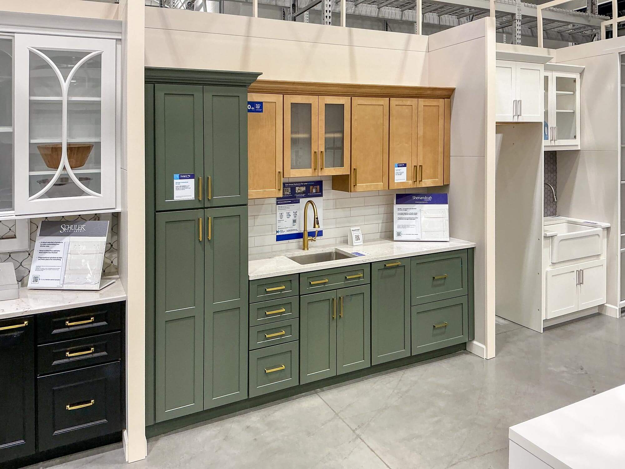 Finished kitchen display